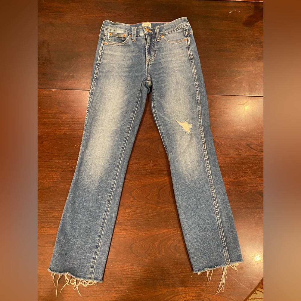 J. Crew Classic Blue Straight Leg Jeans